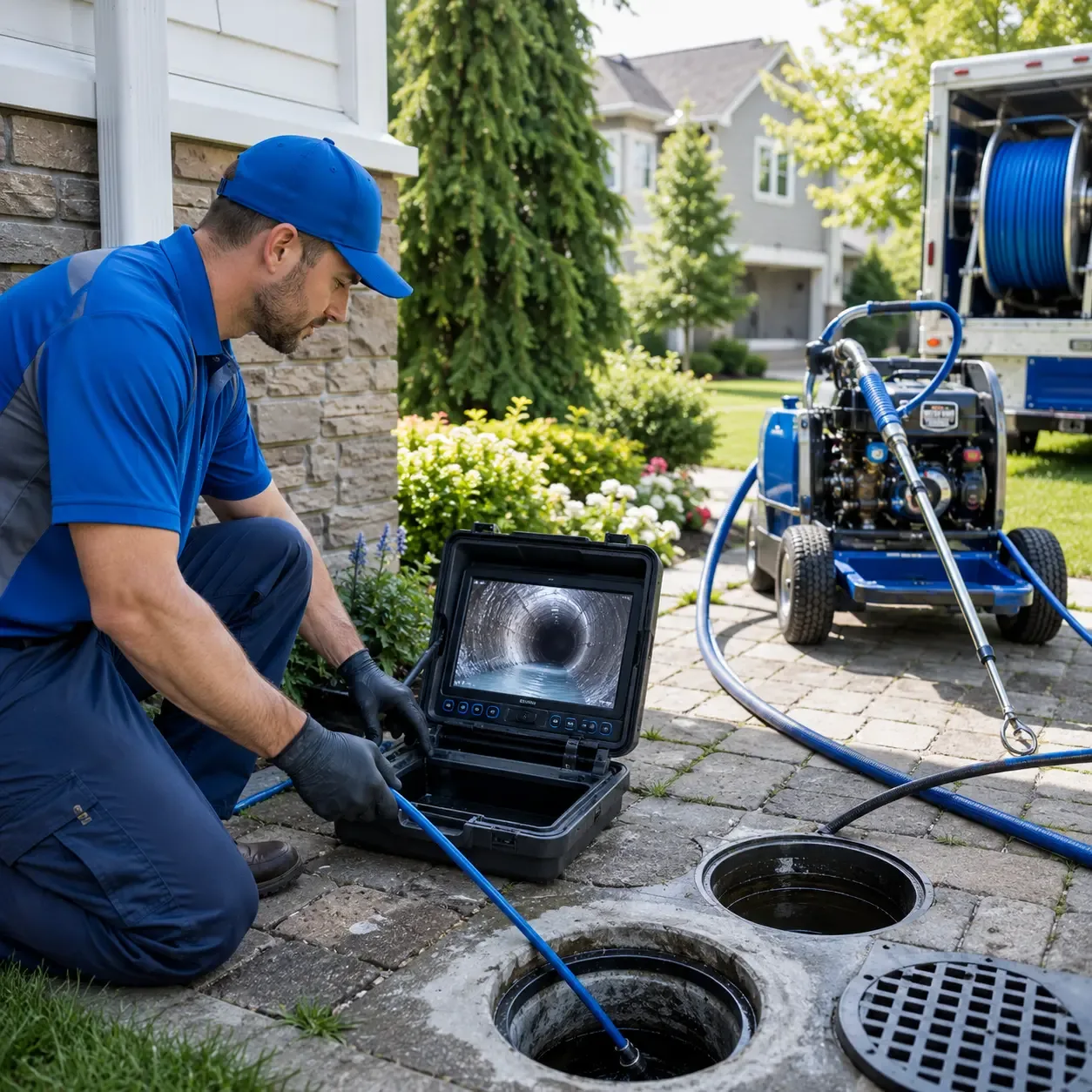 Outdoor drain cleaning professionals serving Eldorado, OH