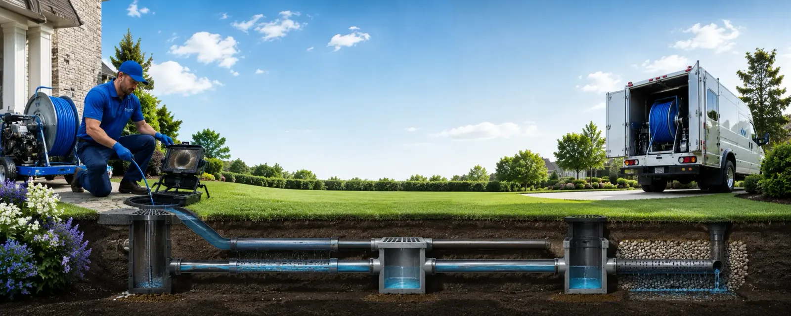 Outdoor drain cleaning information for Eldorado, OH